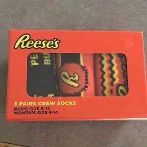 NWT Reeses Crew Socks